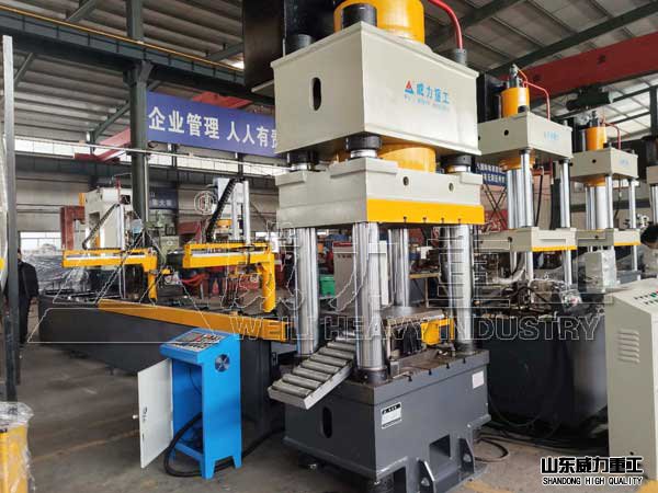 新型礦用錨桿托盤生產(chǎn)線成套設備自動化效率高